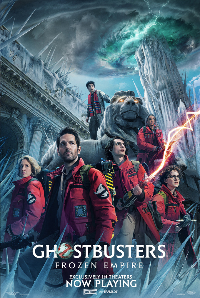 Ghostbusters: Frozen Empire publicity poster