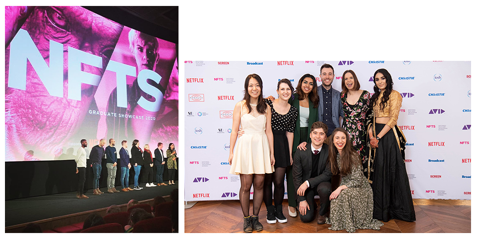 NFTS students at graduation showcase and ceremony