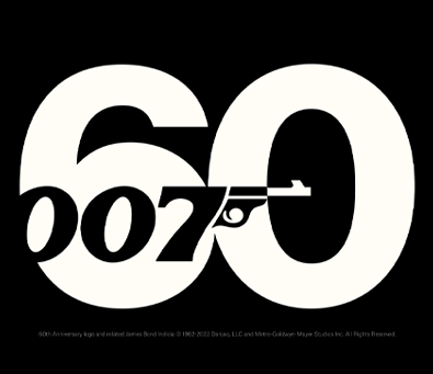 number 60 with 007 logo
